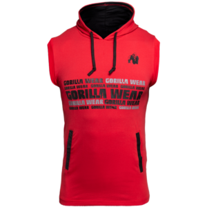 Melbourne S/L Hooded T-shirt - Rød