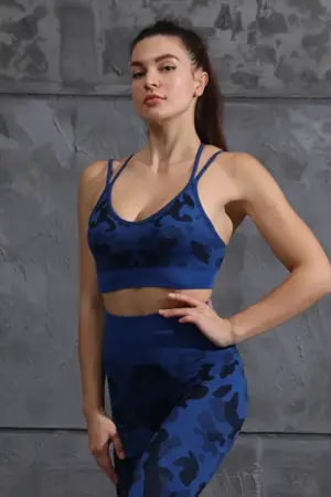 Sporty Camo Sports Bra