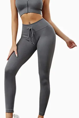 Shine Drawstring Tights