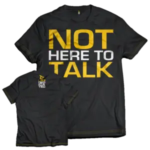 Dedicated Premium T-Shirt - Not Here To Talk