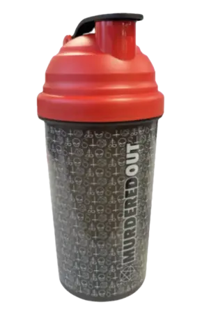 Murdered Out Shakermate - 600ml Sort/Rød