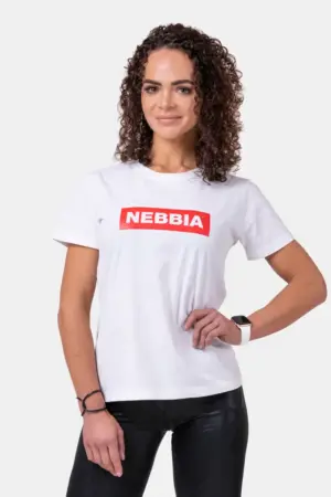 NEBBIA Basic T-skjorte Woman - Hvit