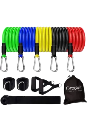 OstroVit Expander Treningsbåndsett (5 bånd)
