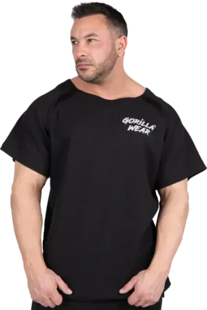 Augustine Old School Workout Top - Black