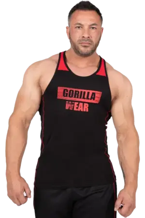 Wallace Tank Top - Black/Red