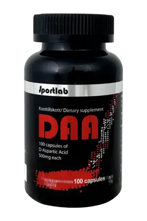 Sportlab DAA (D-Aspartic Acid) - 100 kapsler