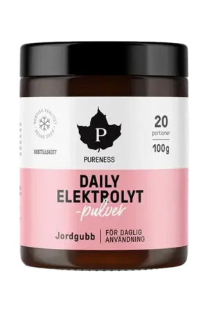 Daily Elektrolyttpulver - 100g Jordbær