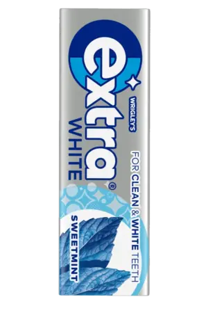 Extra White Sweet Mint Tyggegummi - 14g  Snacks