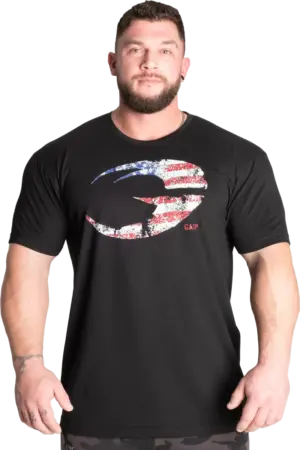 GASP USA Standard Tee - Black XXL T-skjorter