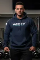 Hardcore Premium Hoodie - Navy XL Hoodies / Hettegensere
