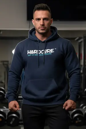 Hardcore Premium Hoodie - Navy XL Hoodies / Hettegensere